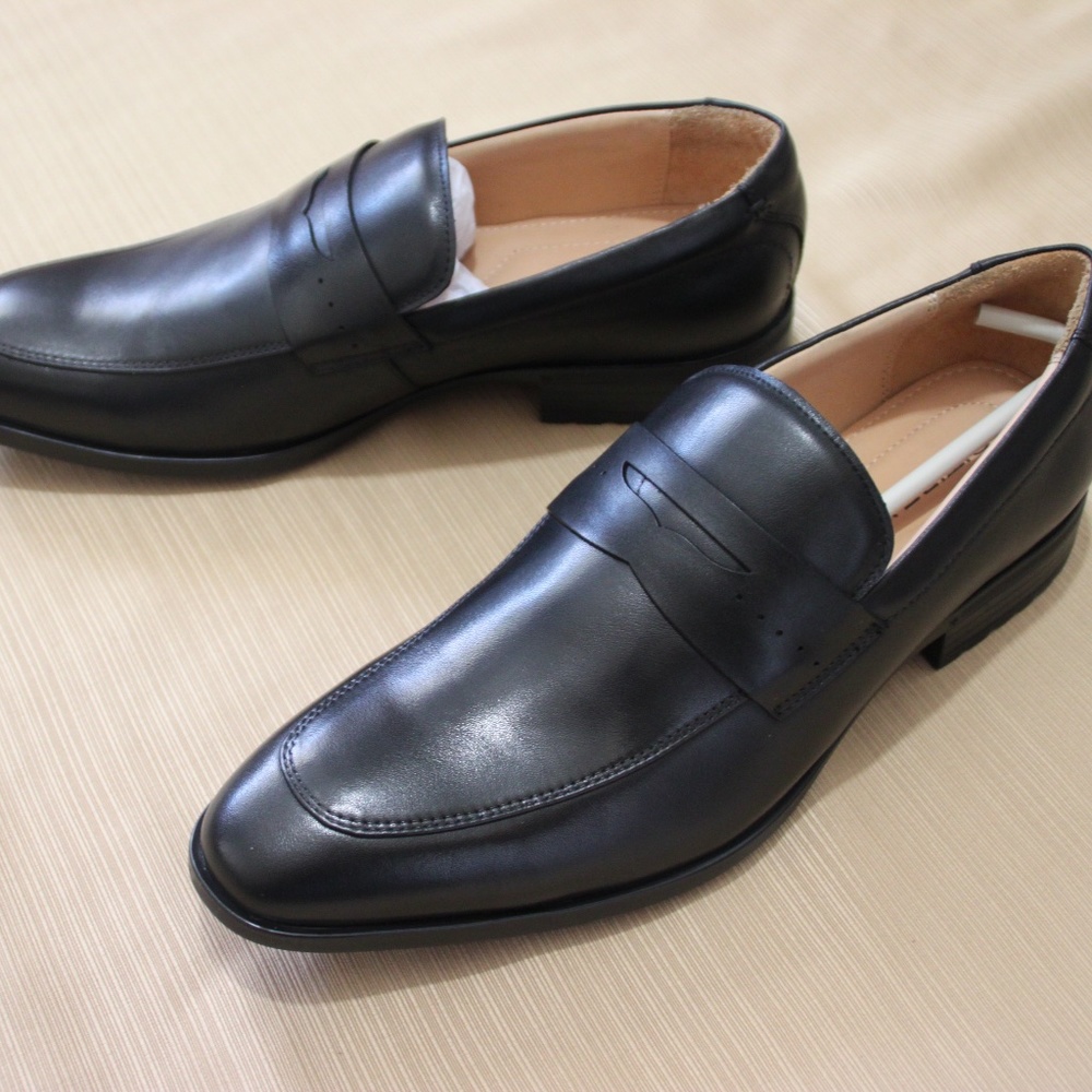 RITIZEN Men's Oxford Dress Shoes, Upper 100% Calfskin, Rubber Sole